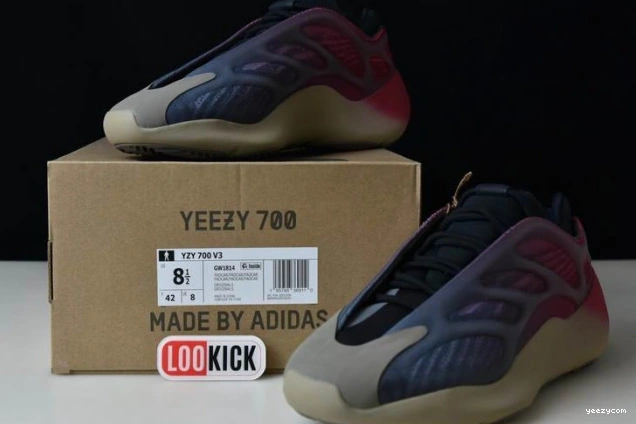 Adidas Yeezy V3 Fade GW1814 700 Carbon 1106